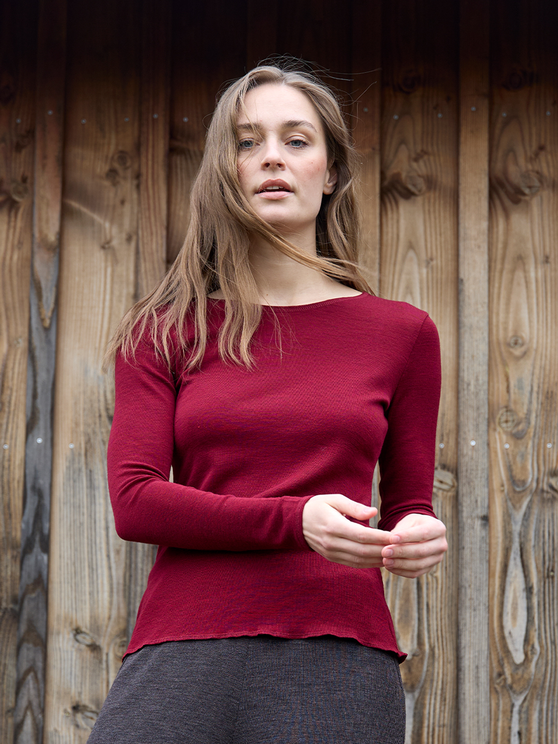 Shirt plain merino